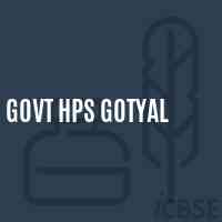Govt Hps Gotyal Middle School Logo