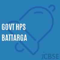 Govt Hps Battarga Middle School Logo
