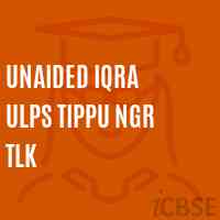 Unaided Iqra Ulps Tippu Ngr Tlk Primary School Logo