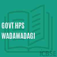Govt Hps Wadawadagi Middle School Logo