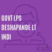 Govt Lps Deshapande Lt Indi Middle School Logo
