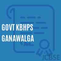 Govt Kbhps Ganawalga Middle School Logo