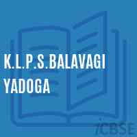 K.L.P.S.Balavagi Yadoga Primary School Logo