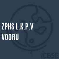 Zphs L.K.P.V Vooru Secondary School Logo