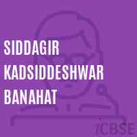 Siddagir Kadsiddeshwar Banahat Middle School Logo