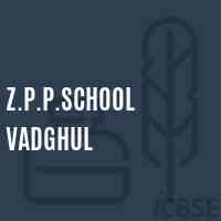Z.P.P.School Vadghul Logo