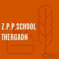 Z.P.P.School Thergaon Logo