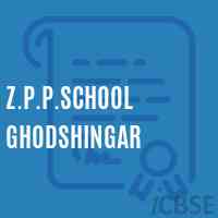Z.P.P.School Ghodshingar Logo