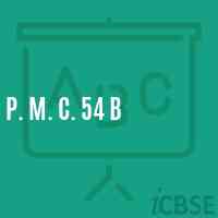 P. M. C. 54 B Primary School Logo
