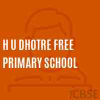 H U Dhotre Free Primary School Logo
