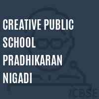 Creative Public School Pradhikaran Nigadi Logo