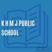 K H M J Public School Logo