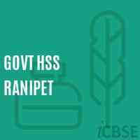 Govt Hss Ranipet High School Logo