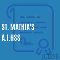 St. Mathia'S A.I.Hss Senior Secondary School Logo