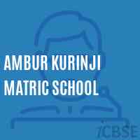Ambur Kurinji Matric School Logo