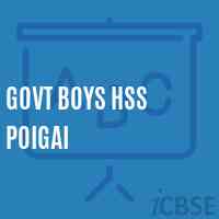 Govt Boys Hss Poigai High School Logo
