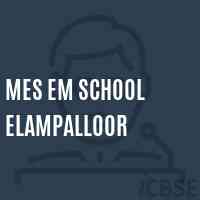 Mes Em School Elampalloor Logo