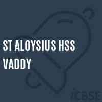 St Aloysius Hss Vaddy High School Logo