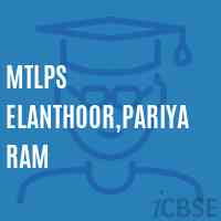 Mtlps Elanthoor,Pariyaram Primary School Logo