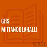 Ghs Mittanoolahalli Secondary School Logo