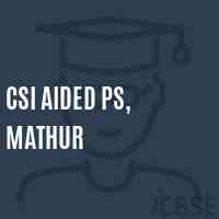CSI Aided PS, Mathur Primary School Logo