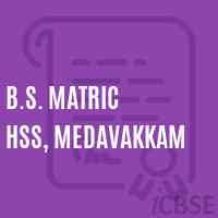 B.S. Matric HSS, Medavakkam Senior Secondary School Logo