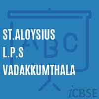 St.Aloysius L.P.S Vadakkumthala Primary School Logo