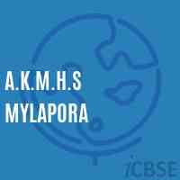 A.K.M.H.S Mylapora High School Logo