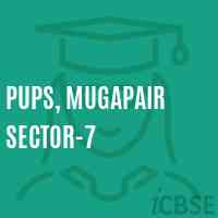 Pups, Mugapair Sector-7 Primary School Logo