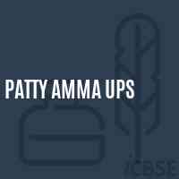 Patty Amma Ups Middle School Logo