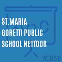 St.Maria Goretti Public School Nettoor Logo