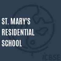St. Mary'S Residential School Logo
