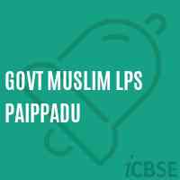 Govt Muslim Lps Paippadu Primary School Logo