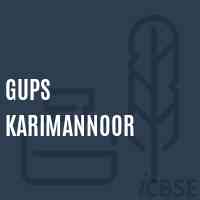 Gups Karimannoor Middle School Logo