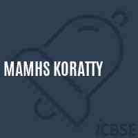 Mamhs Koratty High School Logo