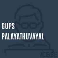 Gups Palayathuvayal Middle School Logo