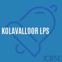 Kolavalloor Lps Primary School Logo