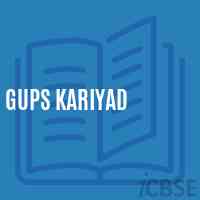 Gups Kariyad Middle School Logo