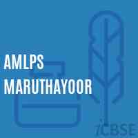 Amlps Maruthayoor Primary School Logo