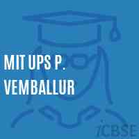 Mit Ups P. Vemballur Middle School Logo