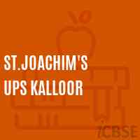 St.Joachim'S Ups Kalloor Middle School Logo