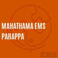 Mahathama Ems Parappa Primary School Logo