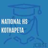 National Hs Kothapeta Secondary School Logo