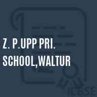 Z. P.Upp Pri. School,Waltur Logo