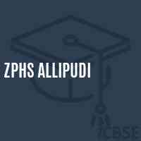 Zphs Allipudi Secondary School Logo