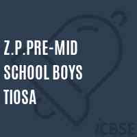 Z.P.Pre-Mid School Boys Tiosa Logo