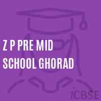 Z P Pre Mid School Ghorad Logo