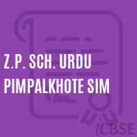 Z.P. Sch. Urdu Pimpalkhote Sim Primary School Logo