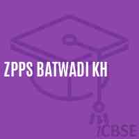 Zpps Batwadi Kh Primary School Logo