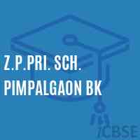 Z.P.Pri. Sch. Pimpalgaon Bk Primary School Logo